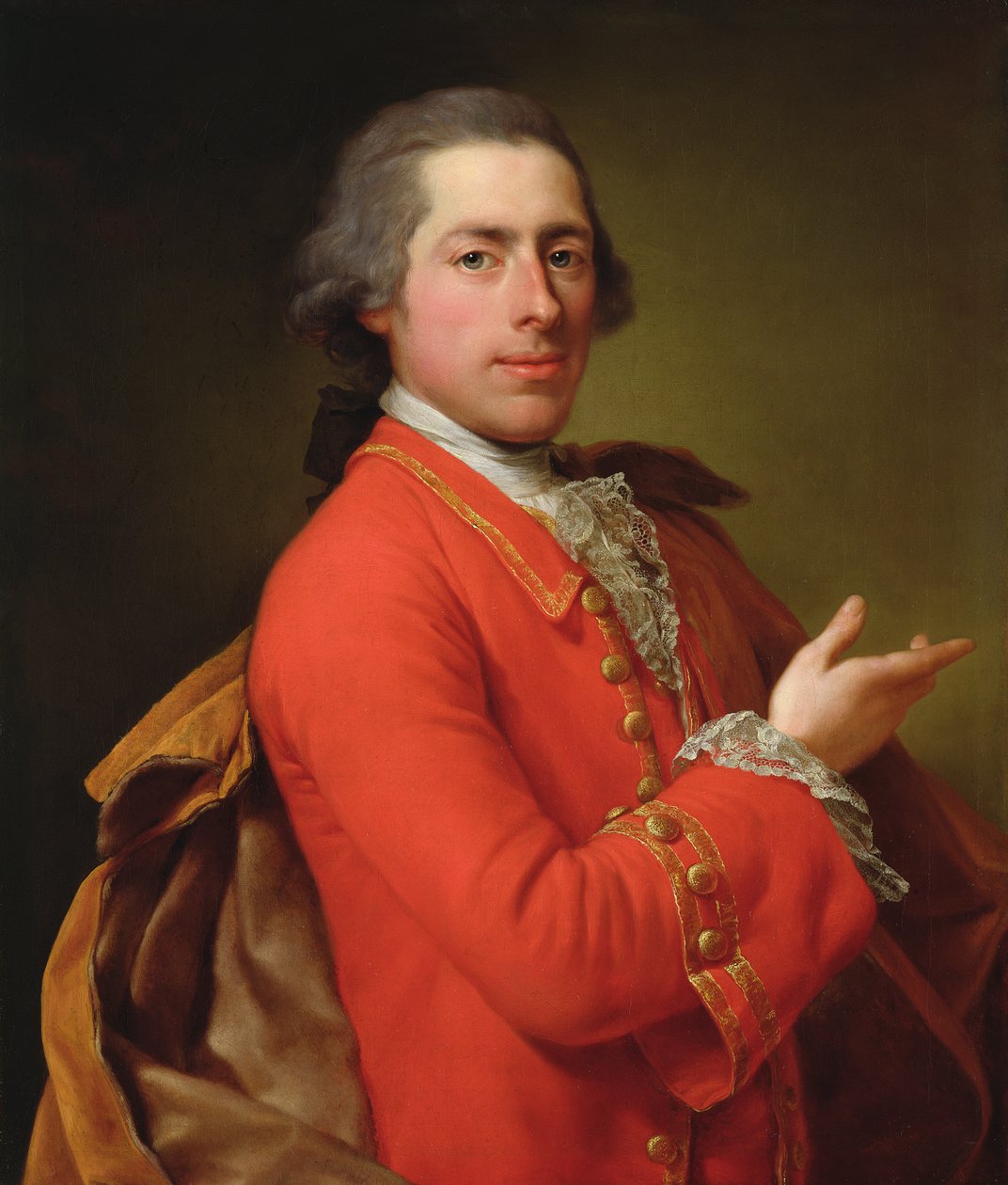 Portrait of Francis William Skipwith, 1766 by Anton von Maron