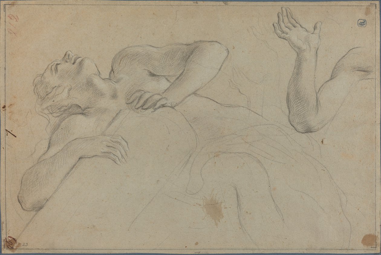 Satyr Leaning on a Column by Anton Domenico Gabbiani