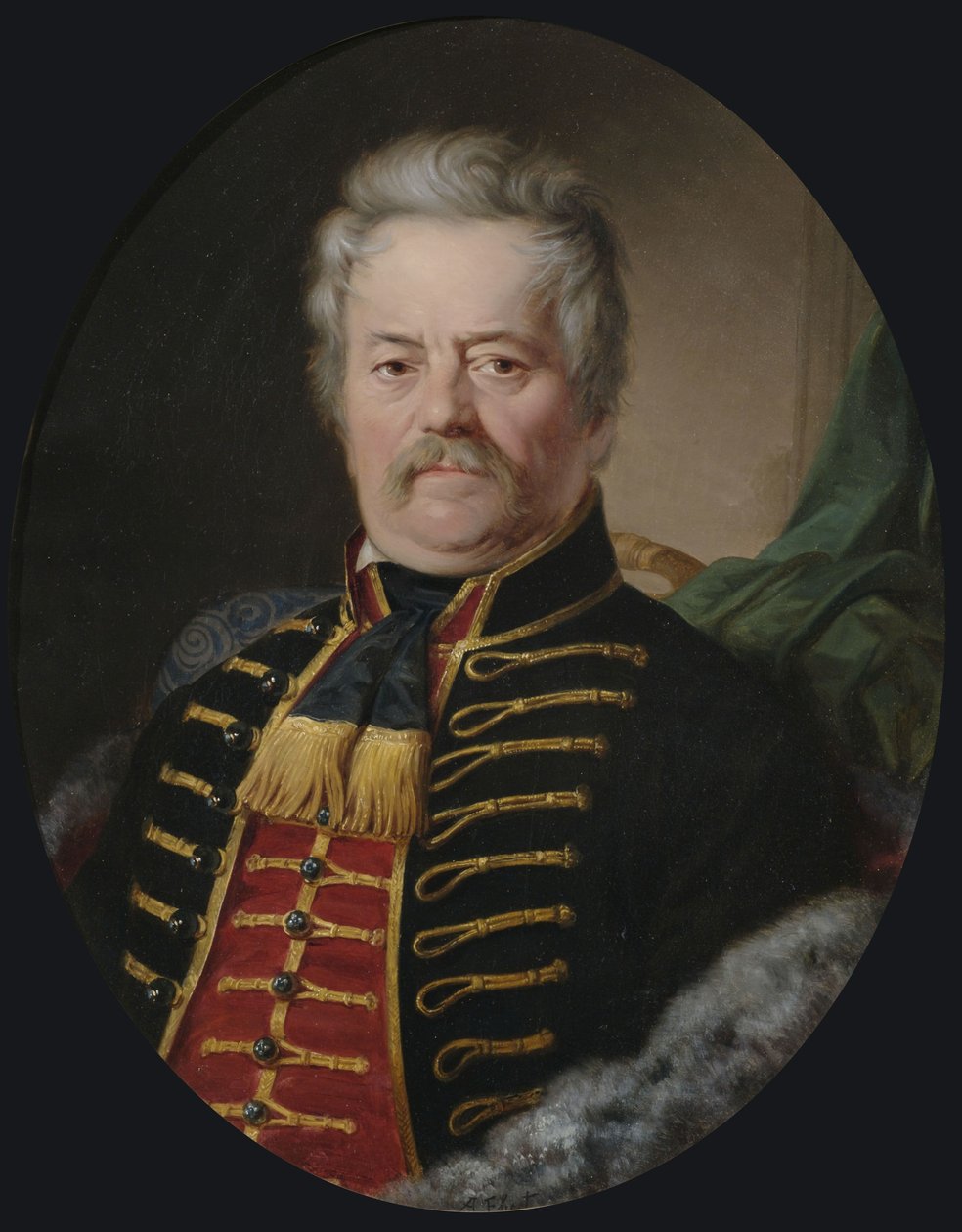 Portrait of a Nobleman by Anton Ebert