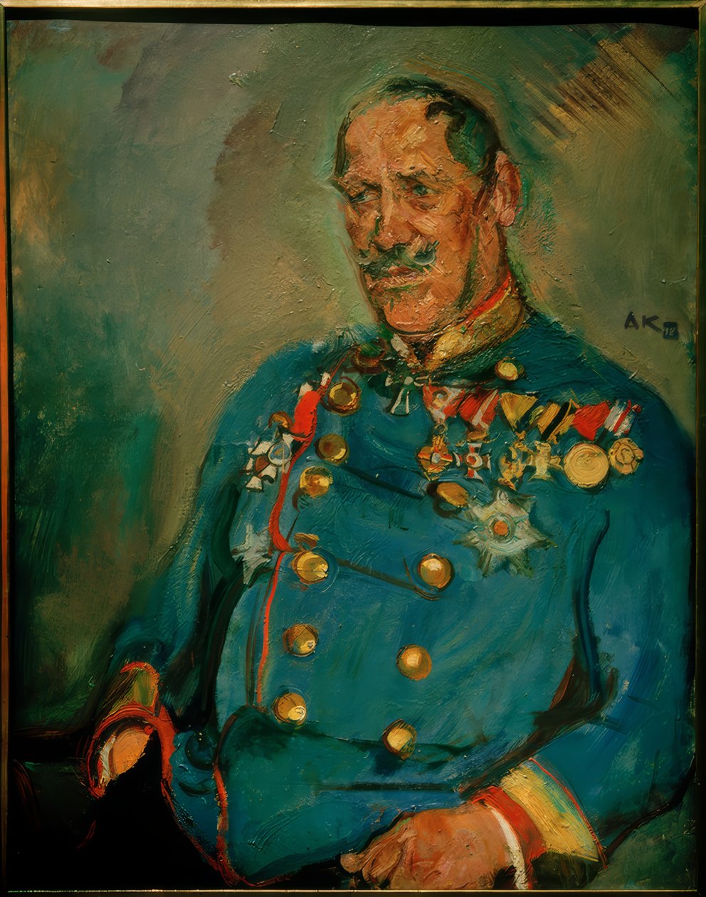 Portrait of General Seibt by Anton Kolig