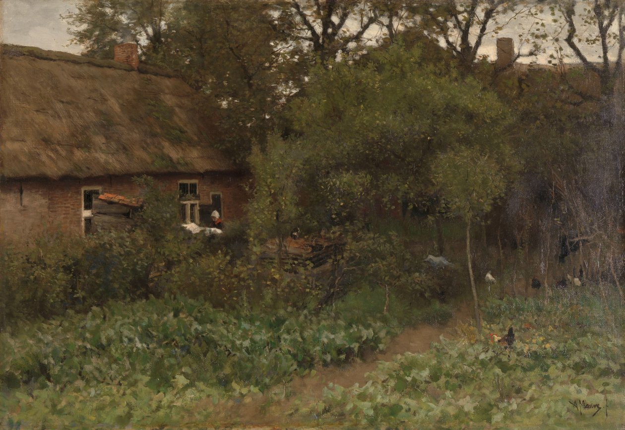 The Vegetable Garden by Anton Mauve