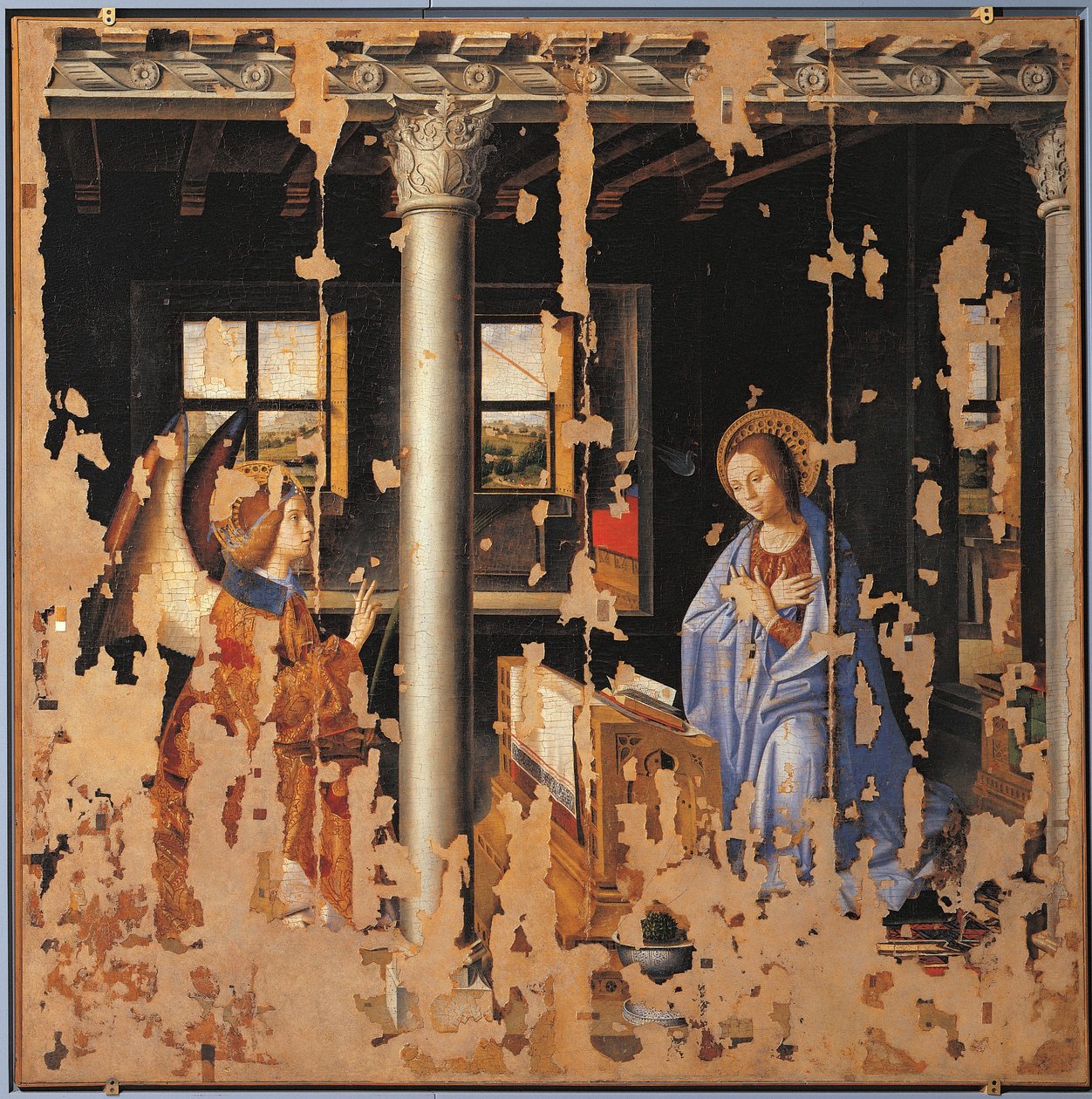 The Annunciation (Fragment) by Antonello da Messina