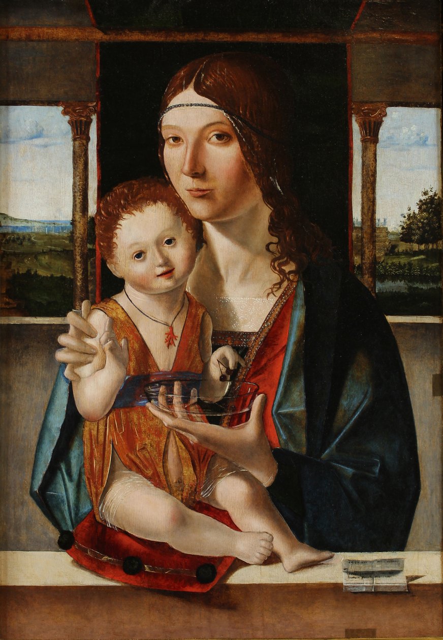 The Virgin and Child, 1480 by Antonello da Messina