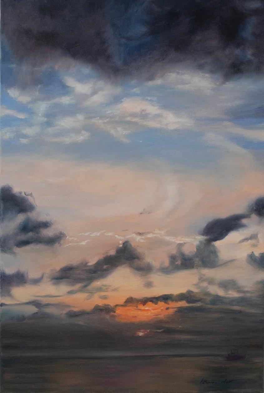 Salmon Clouds, 2011 by Antonia Myatt