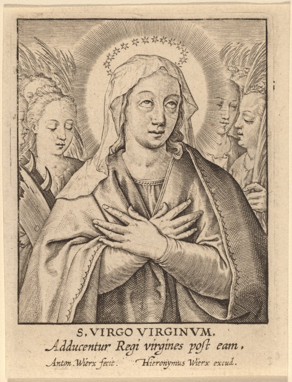 S. Virgo Virginum by Antonie Wierix