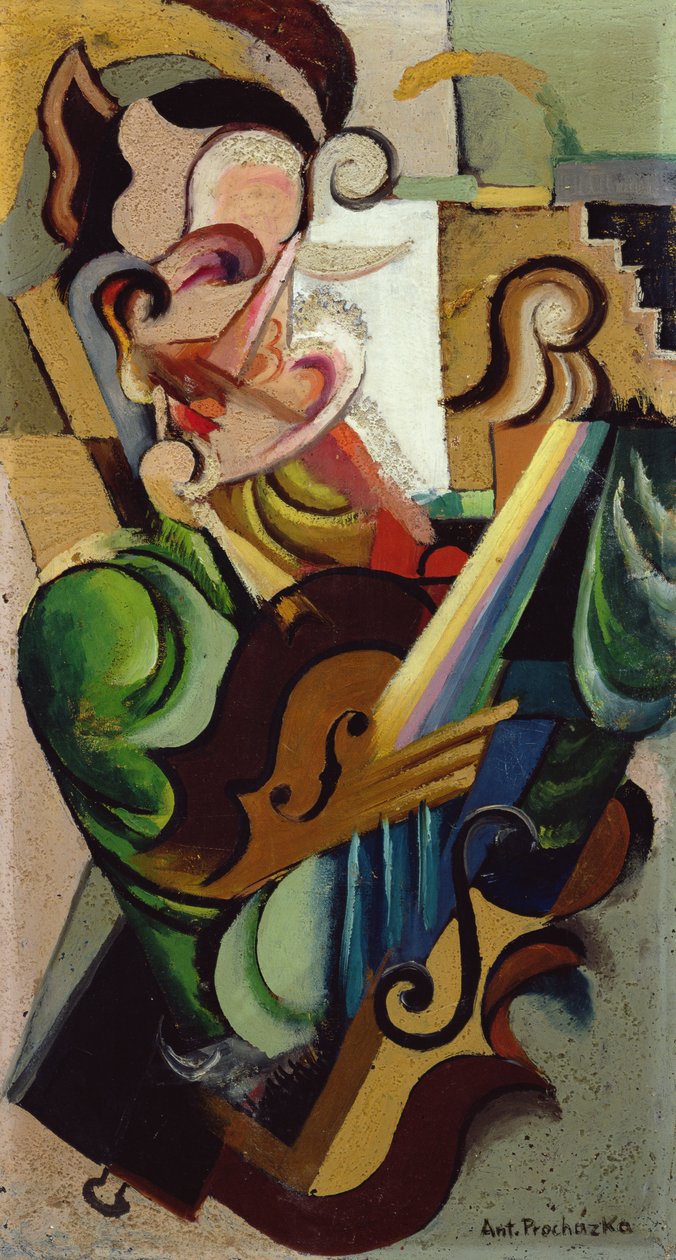 The Violinist by Antonin Prochazka