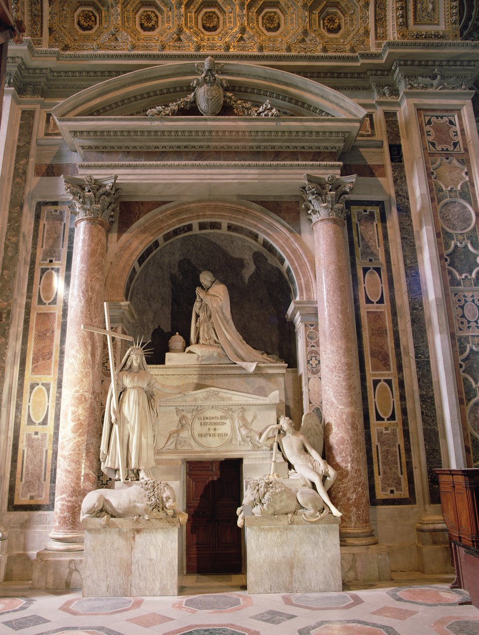 Tomb of Pope Clement XIII by Antonio Canova