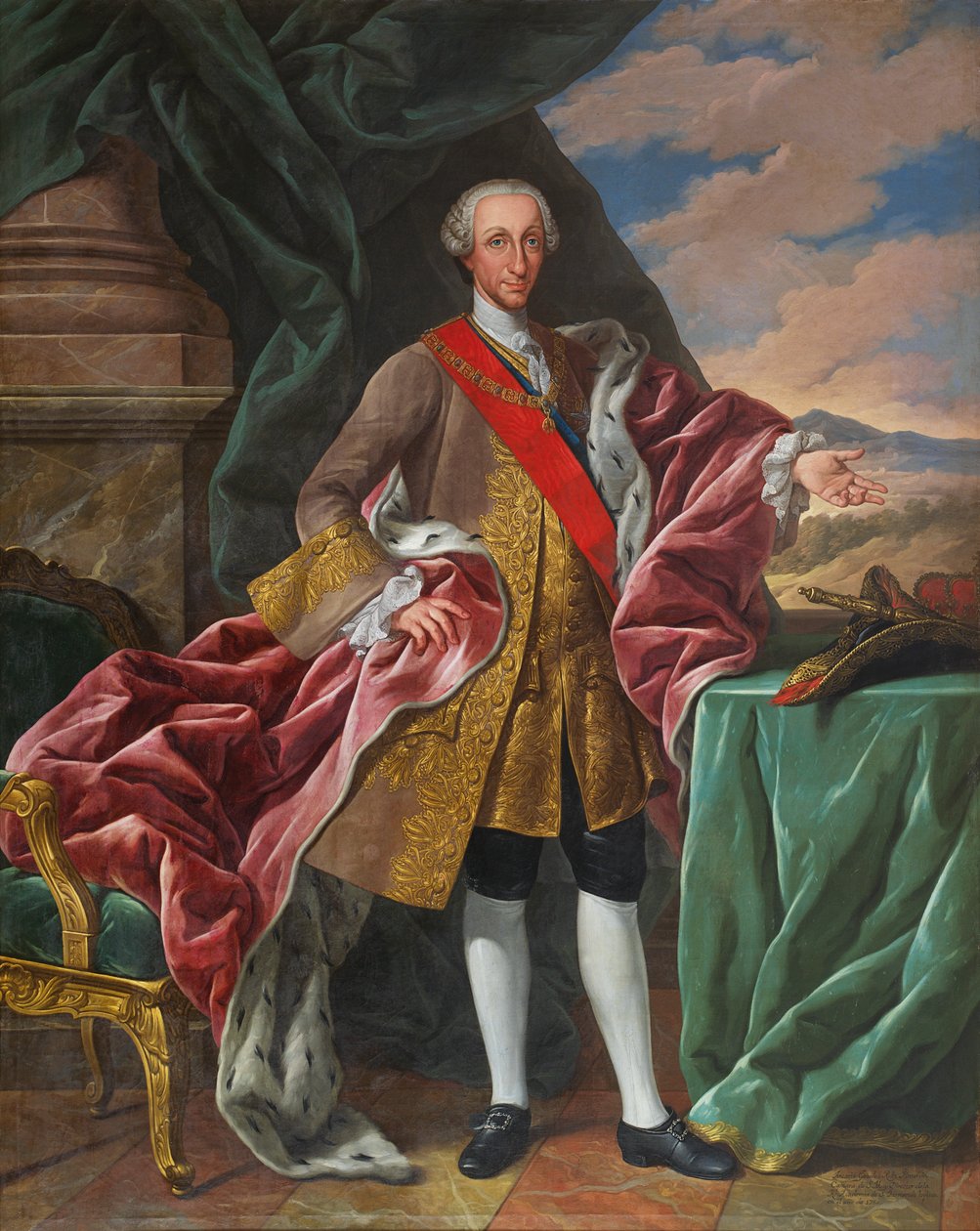 Portrait of King Charles III of Spain by Antonio Gonzalez Ruiz