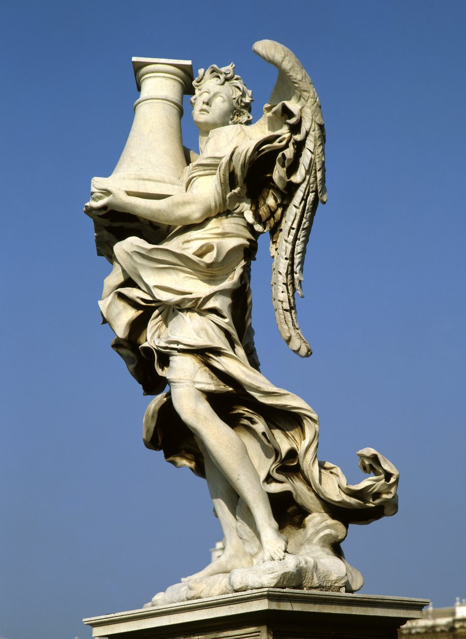 Angel with the Column by Antonio Raggi