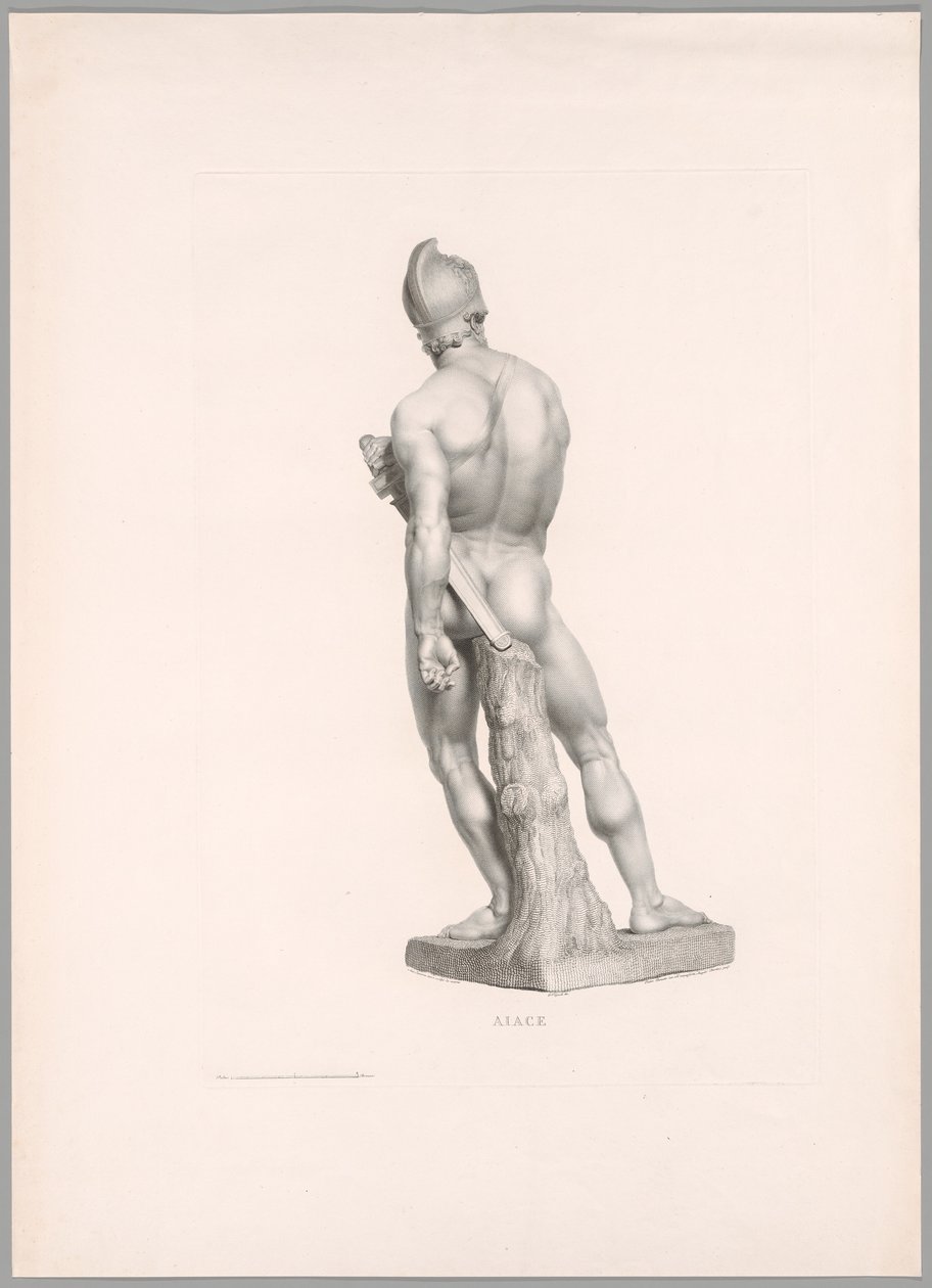 Ajax, Back View, from the Works of Canova by Antonio Canova