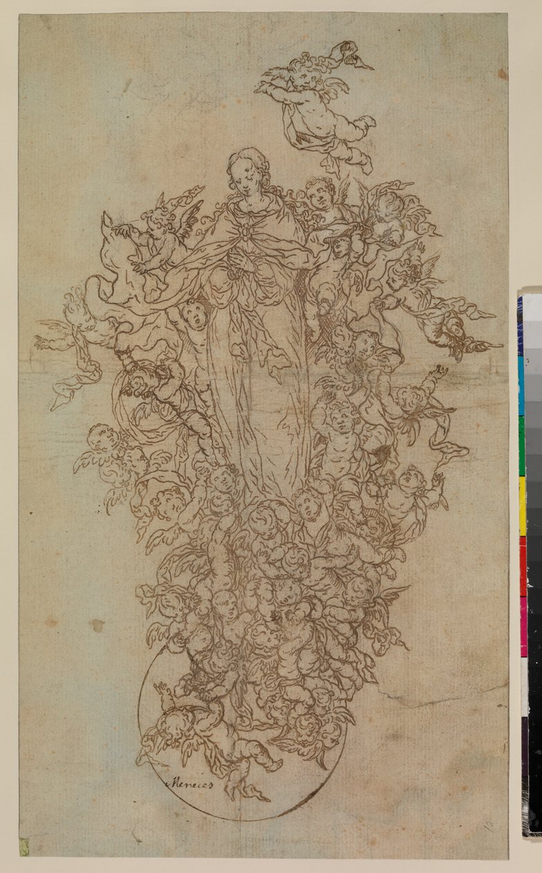 Virgin of the Immaculate Conception (recto) by Antonio García Reinoso