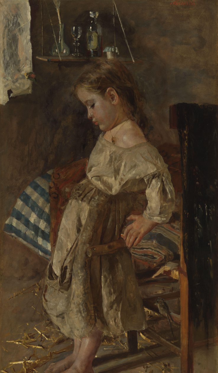 The Poor Child by Antonio Mancini