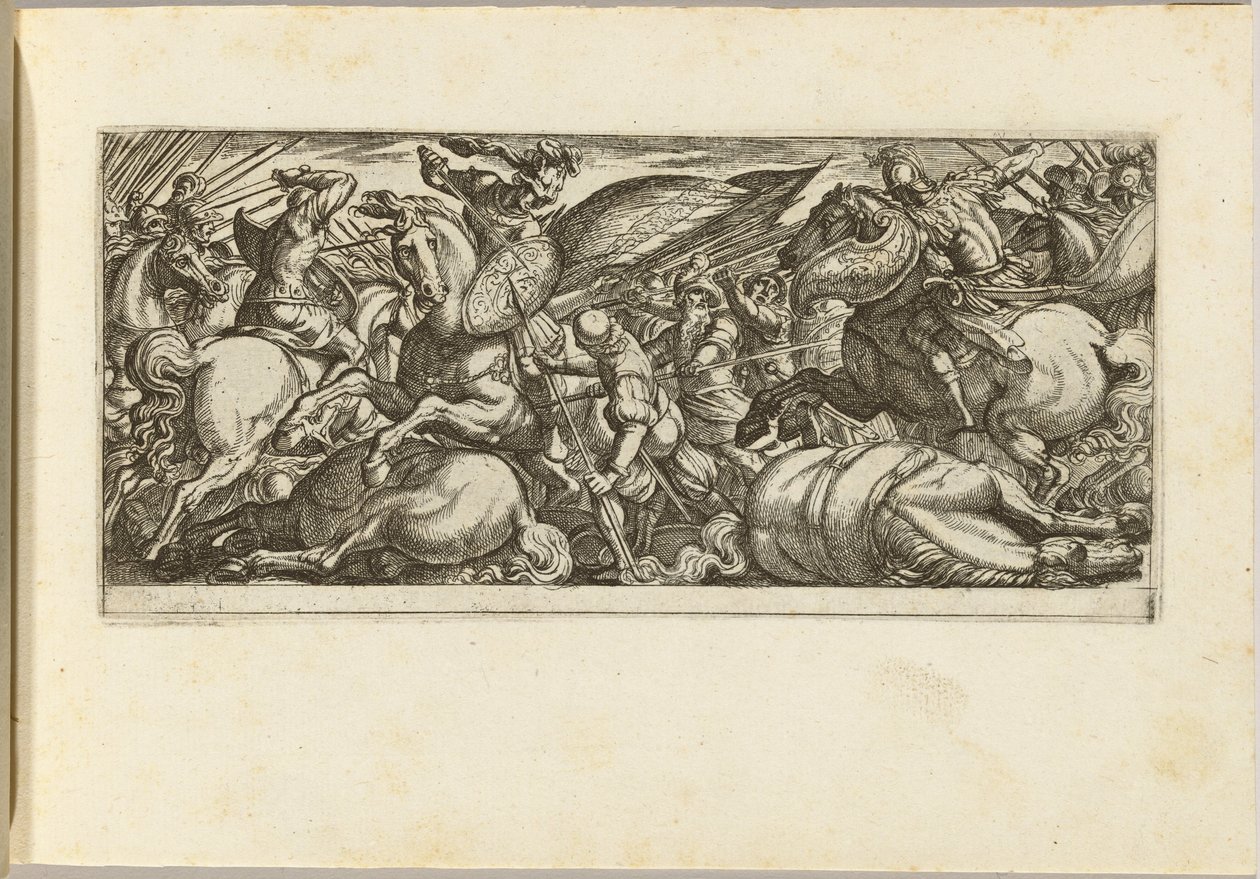 Battle between Cavalry and Infantry by Antonio Tempesta