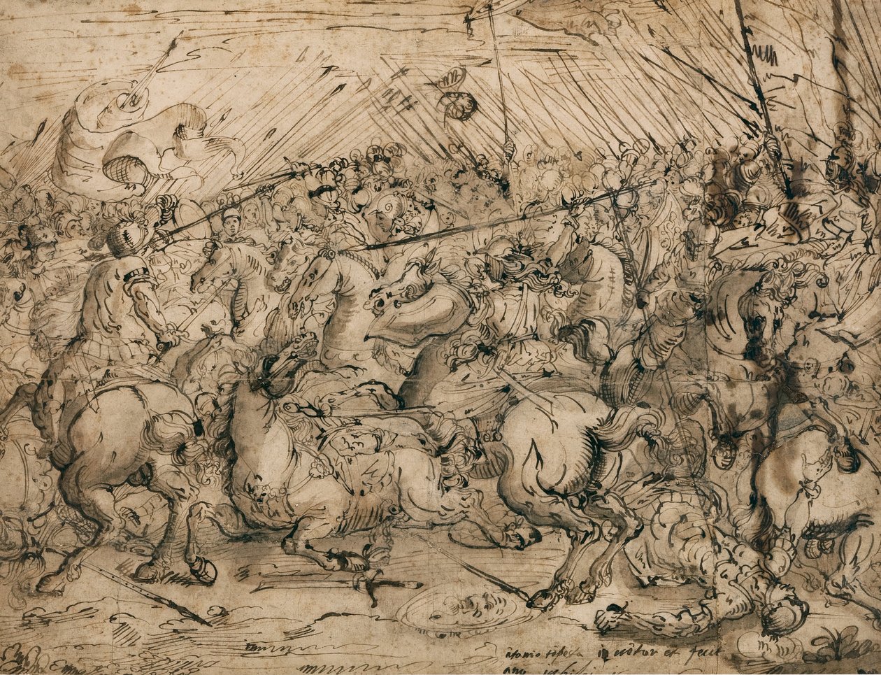 Battle Scene by Antonio Tempesta