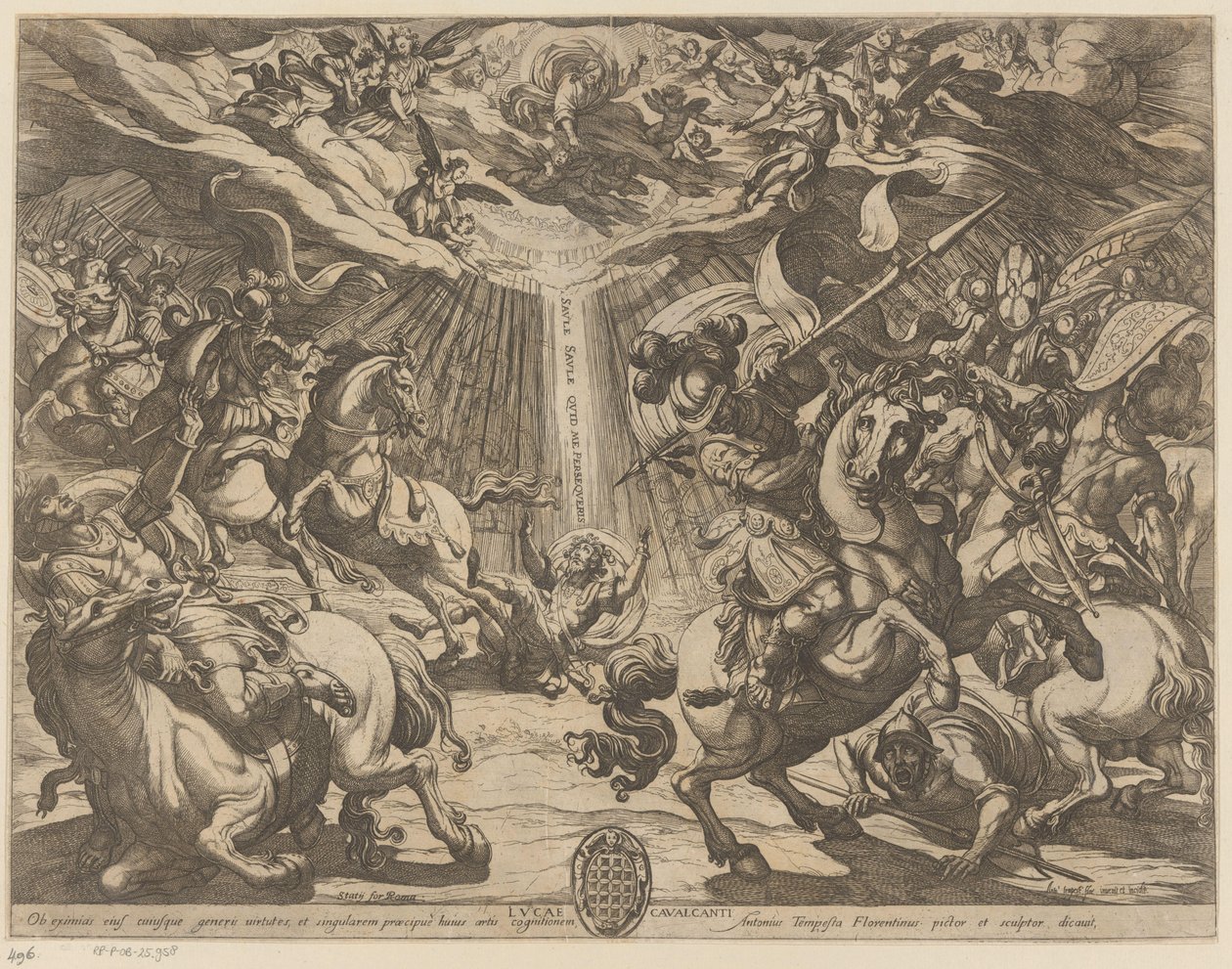 The Conversion of Paul by Antonio Tempesta