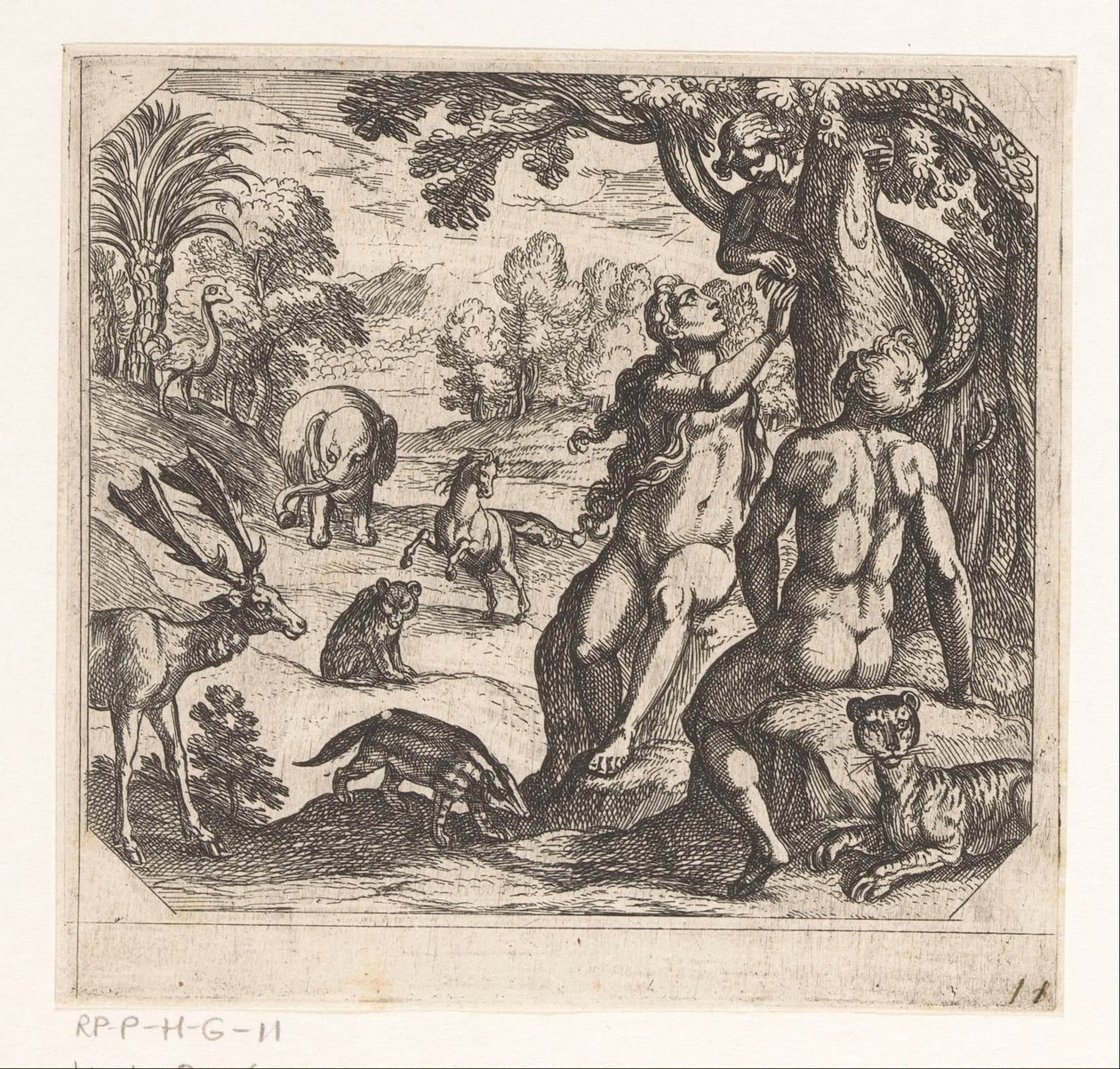 The Temptation of Eve (The Creation) by Antonio Tempesta