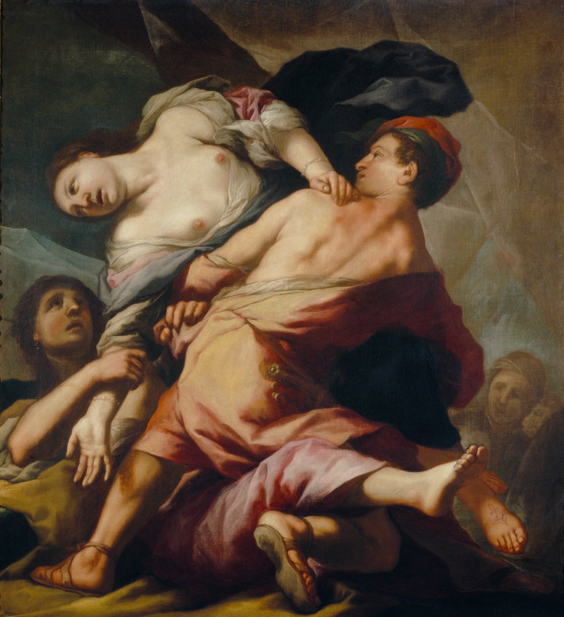 A scene of rape by Antonio Zanchi