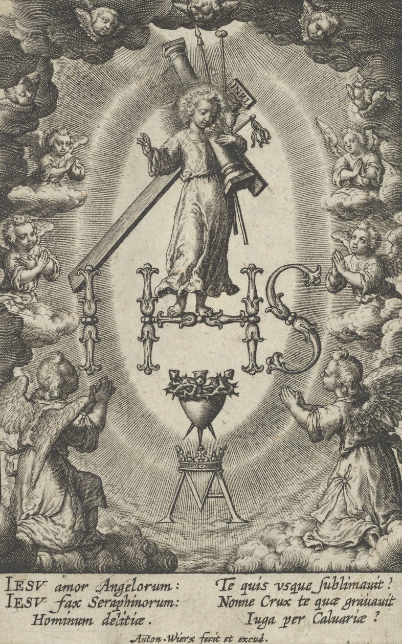 Sacred Monogram by Antonius Wierix