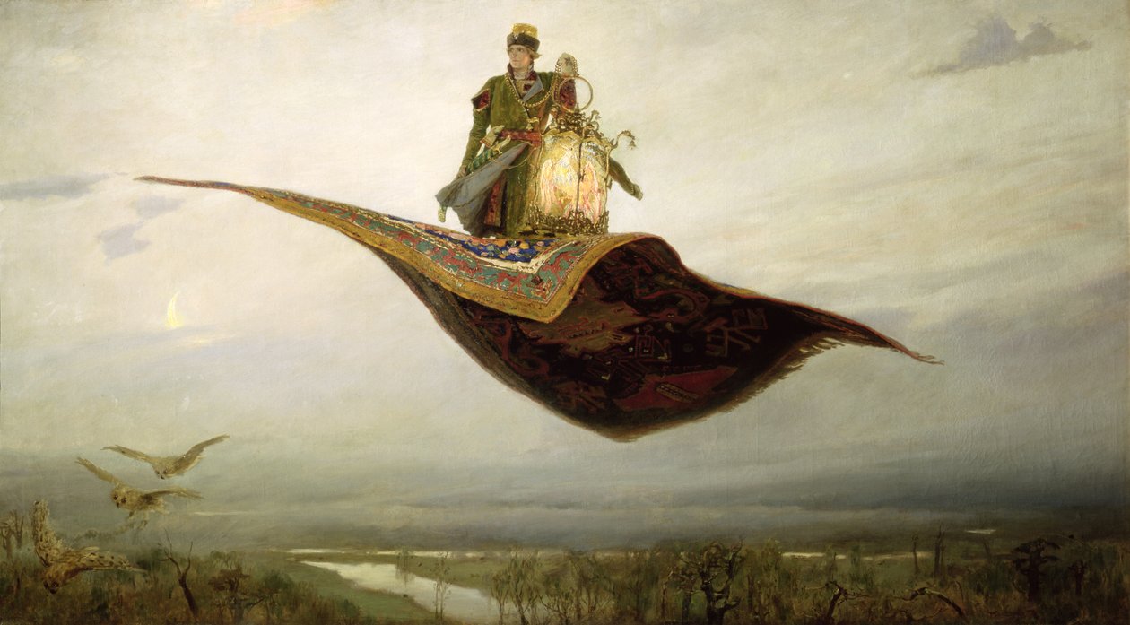 The Magic Carpet by Apollinari Mikhailovich Vasnetsov