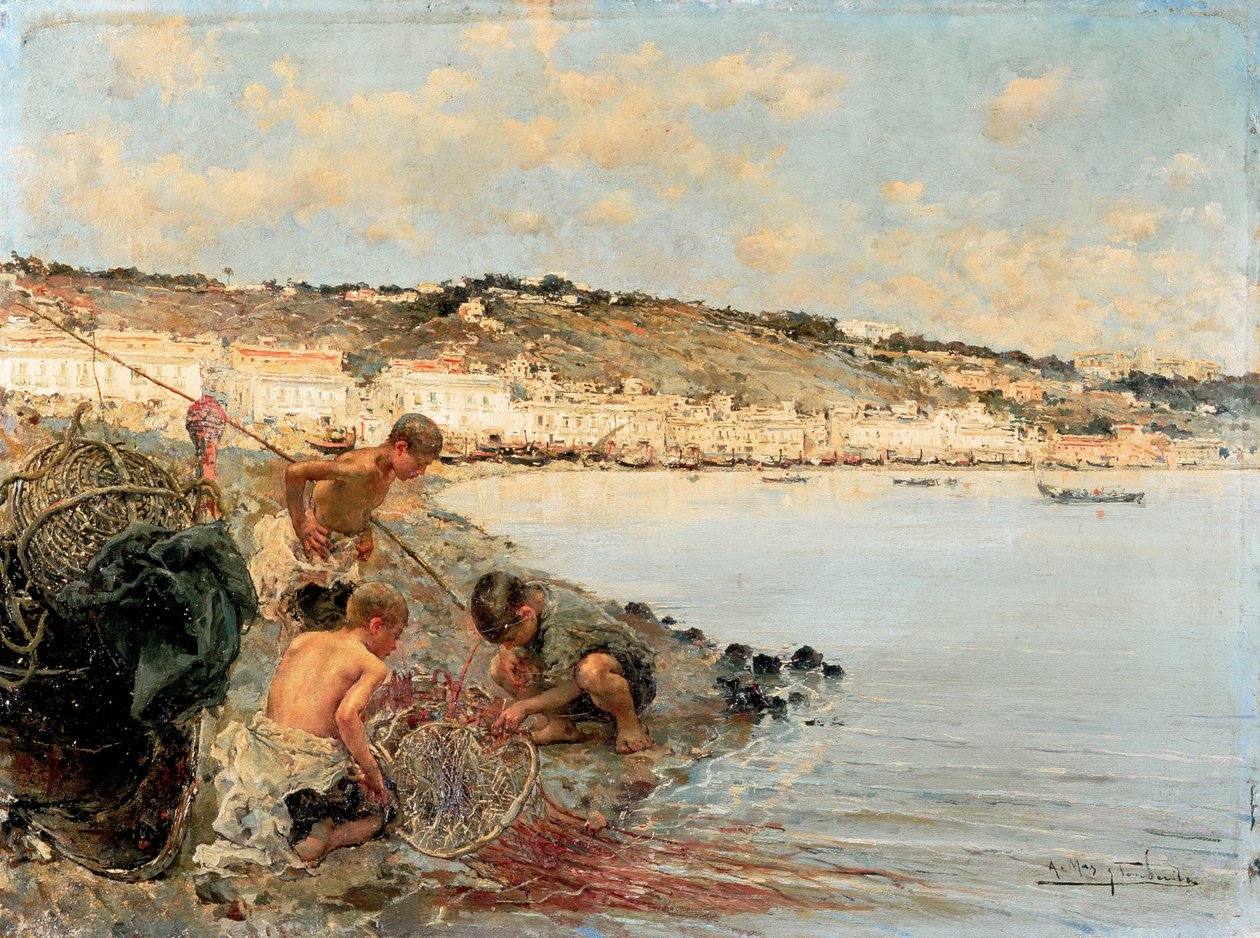 Mending the Nets by Arcadi Mas i Fondevila