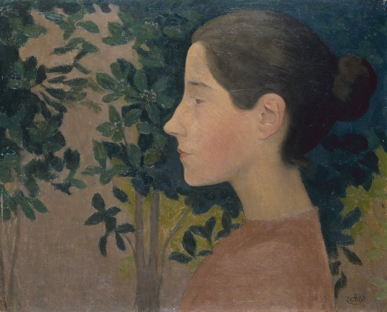 Profile of a Girl by Aristide Maillol