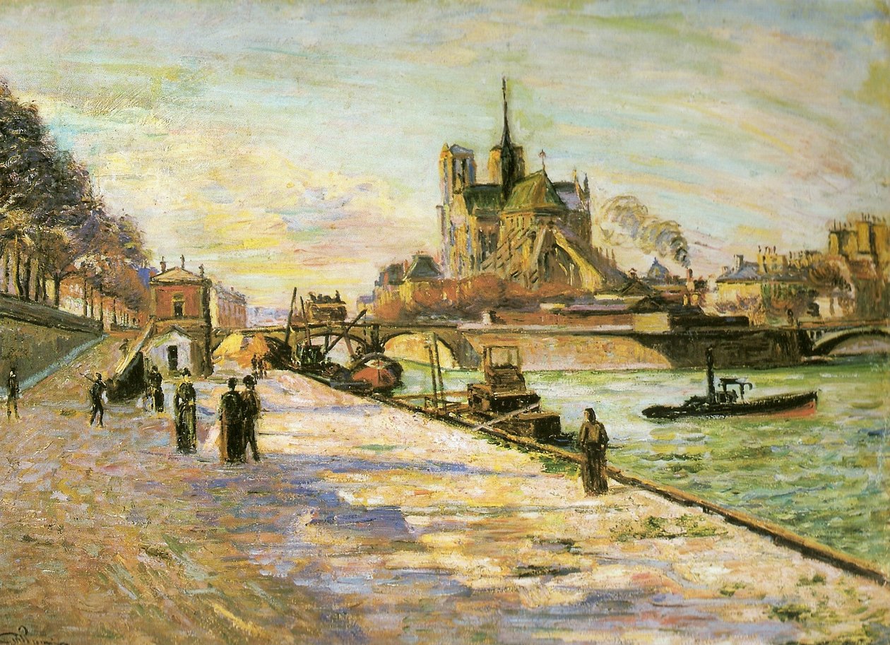 Notre Dame of Paris by Jean Baptiste Armand Guillaumin