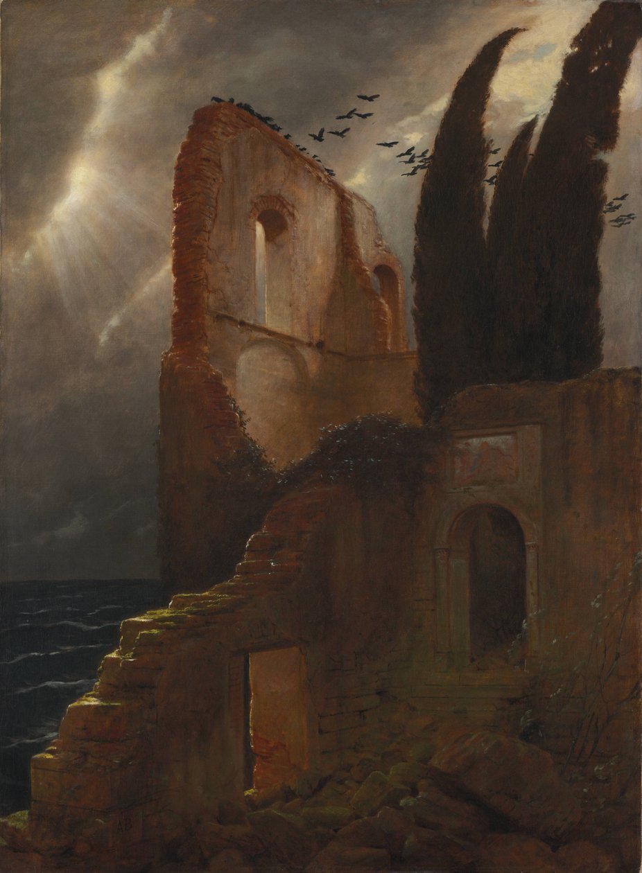 Ruin by the Sea by Arnold Böcklin