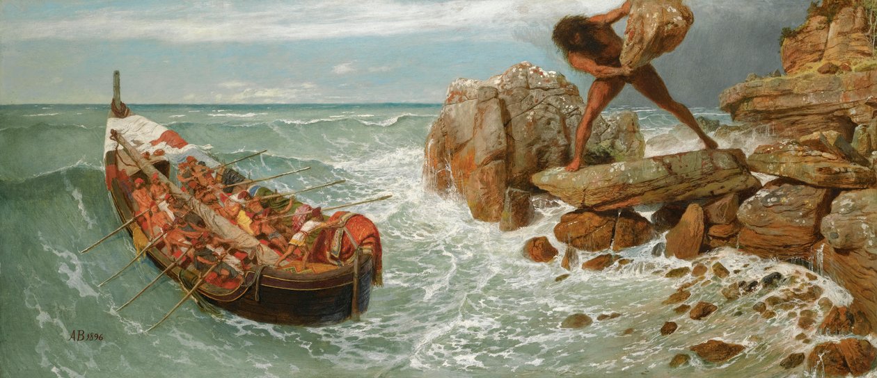 Odysseus and Polyphemus by Arnold Böcklin