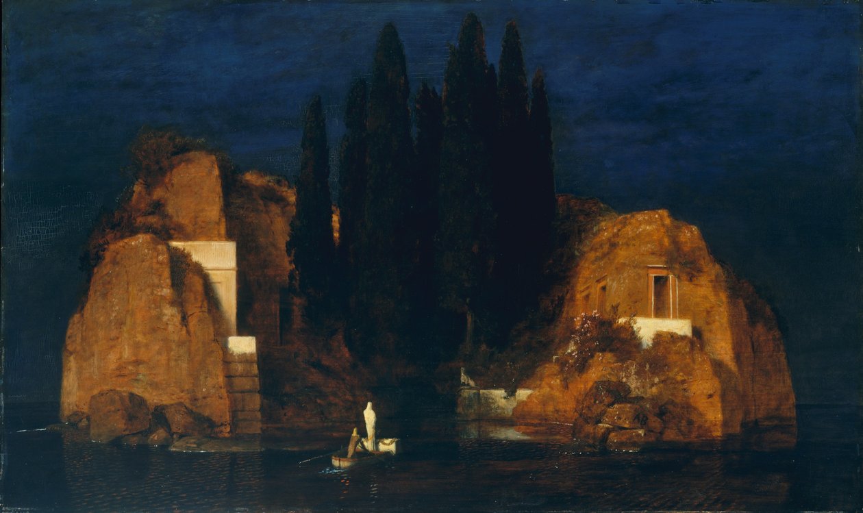 Isle of the Dead, Second Version, 1880 by Arnold Böcklin