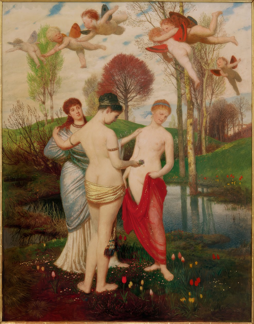 Spring Hymn by Arnold Böcklin