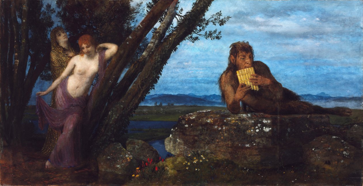 Evening in Spring by Arnold Böcklin
