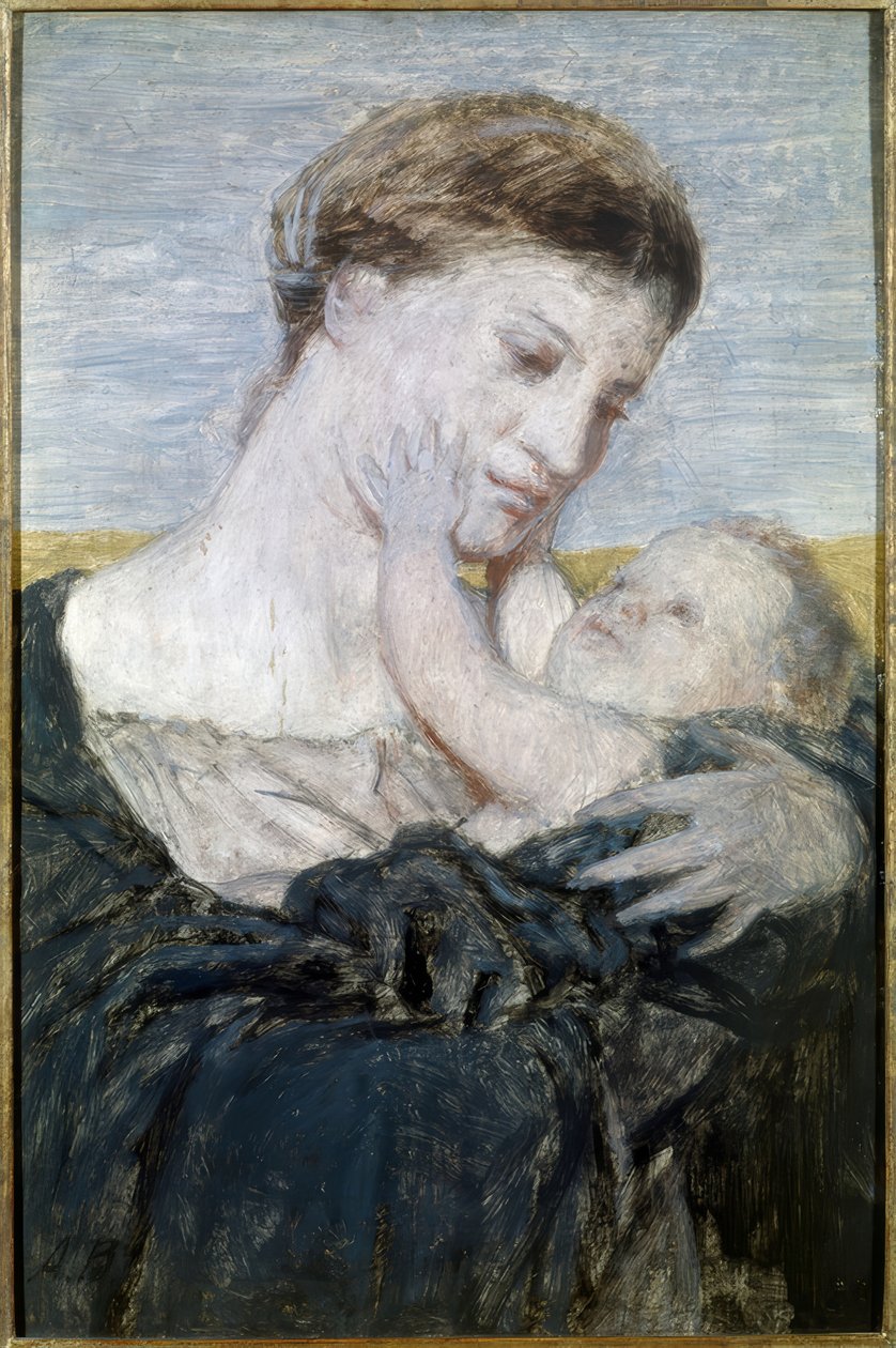 Mother and Child by Arnold Böcklin