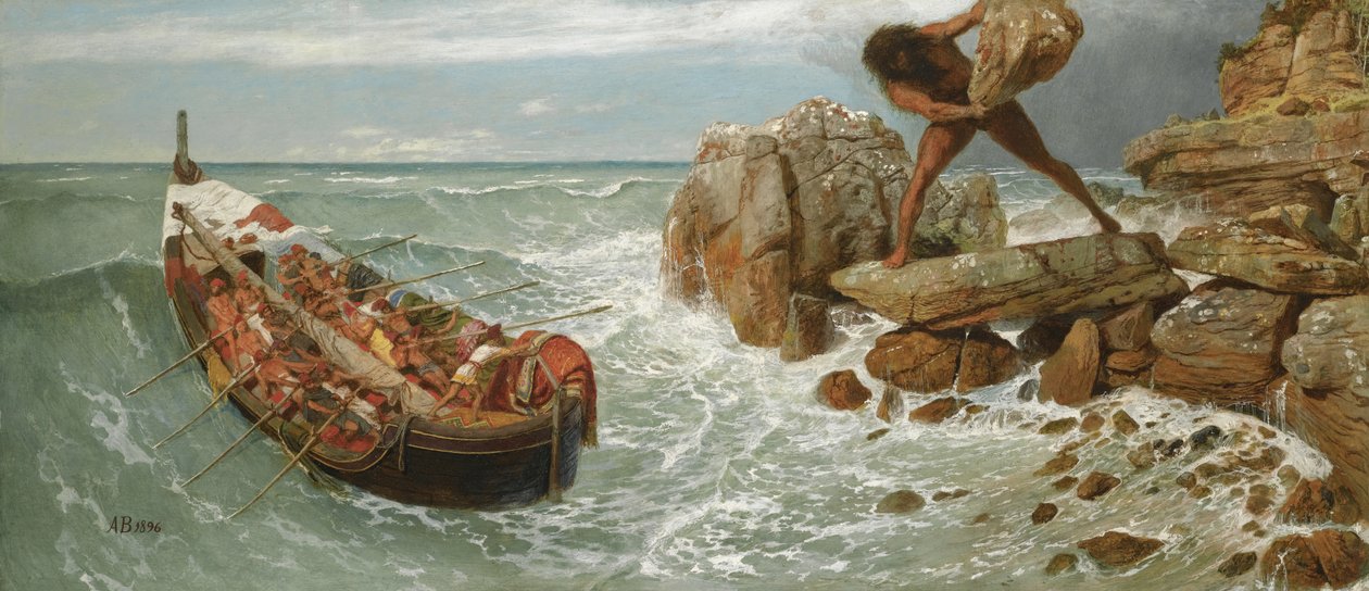 Odysseus and Polyphemus by Arnold Böcklin