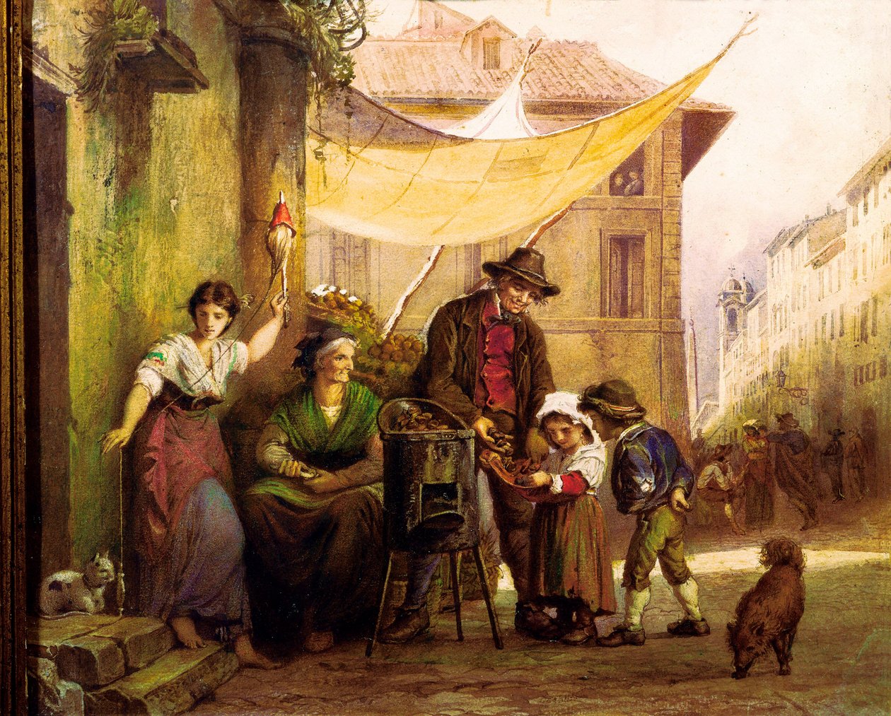 The Chestnut Merchant by Arnold Corrodi