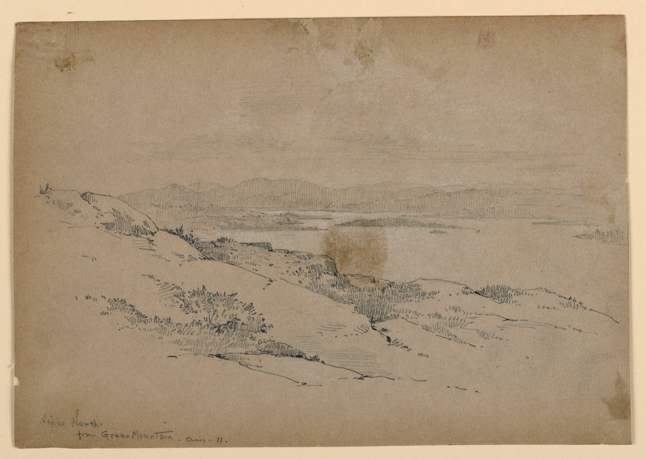 View North from Green Mountain by Arnold William Brunner