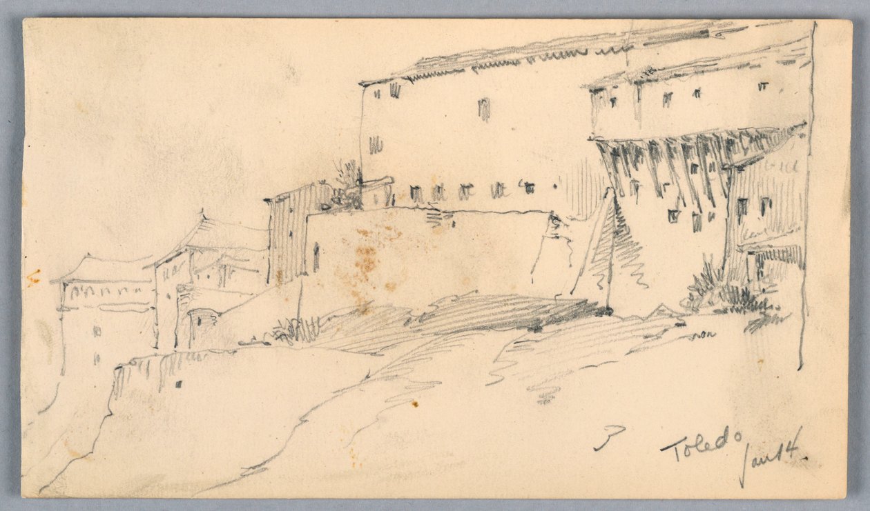 Walls in Toledo by Arnold William Brunner