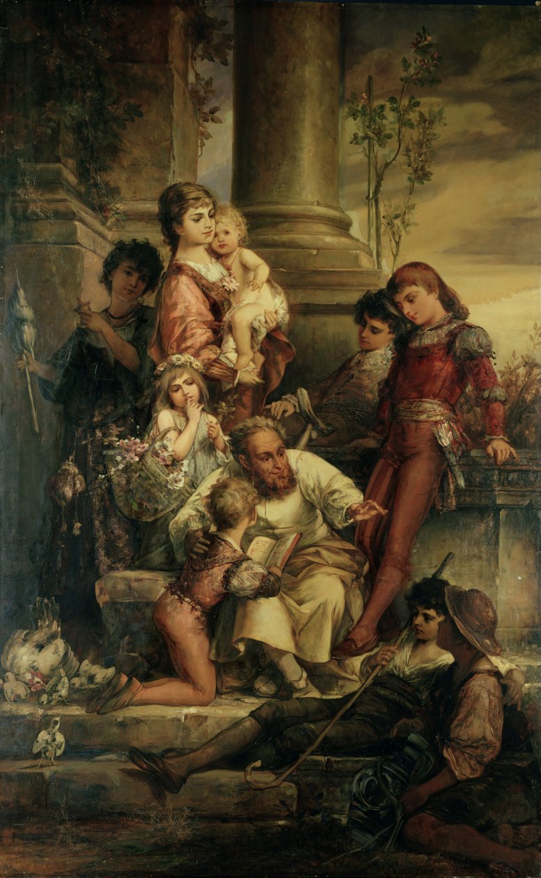 Childhood (learn) by Arthur Fitger