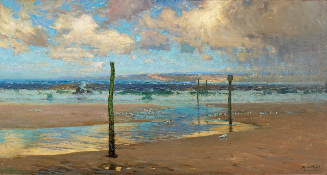A Wind Swept Shore, 1903 by Arthur Meade