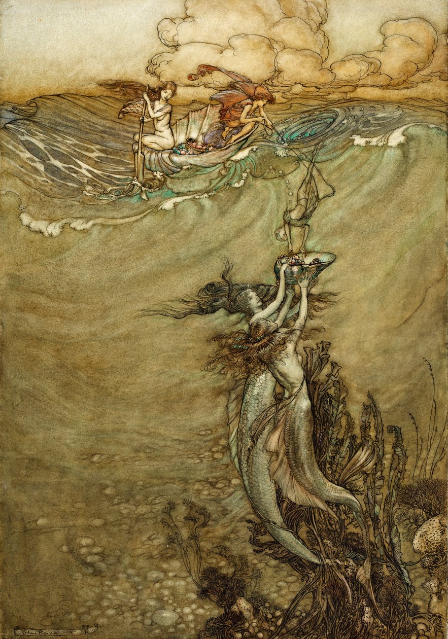 Jewels from the Deep, 1909 by Arthur Rackham