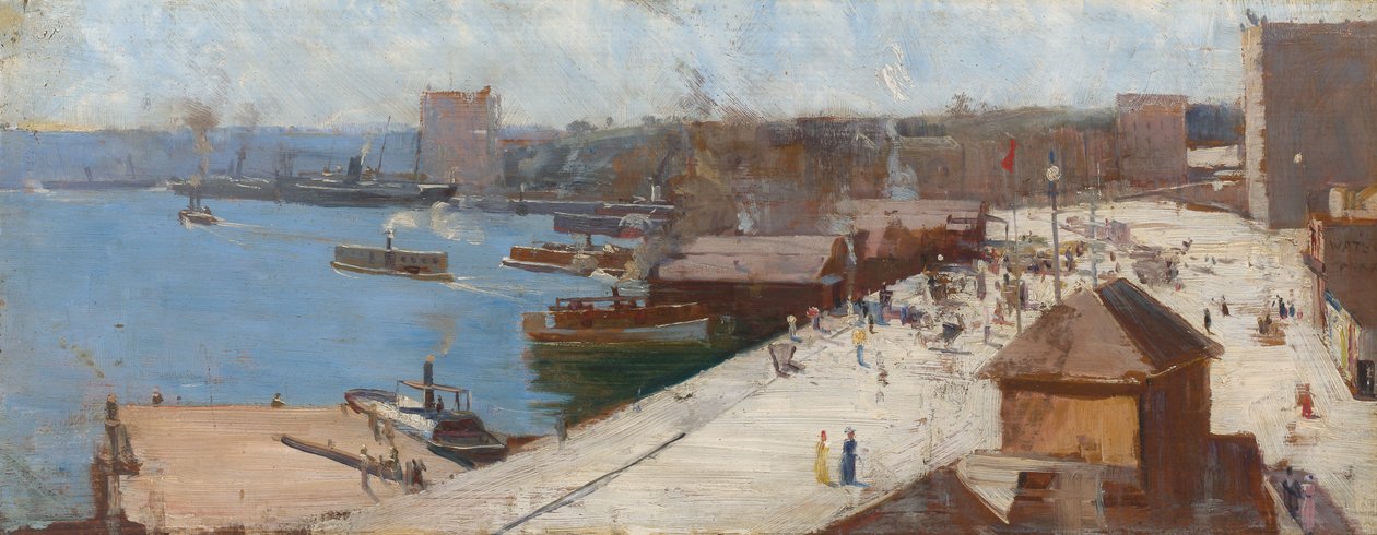 Circular Quay by Arthur Streeton