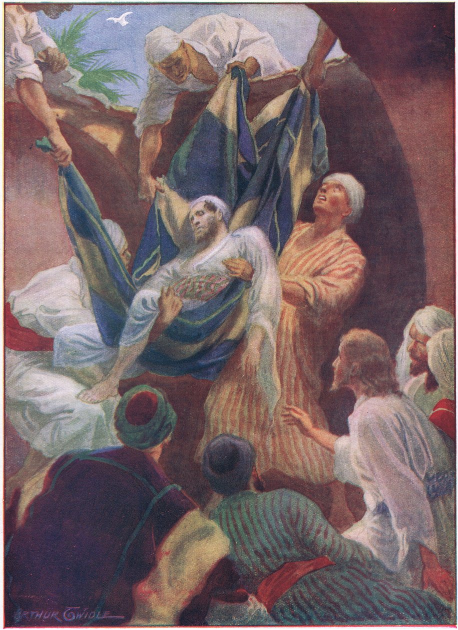 Paralytic Let Down Through the Roof by Arthur Twidle