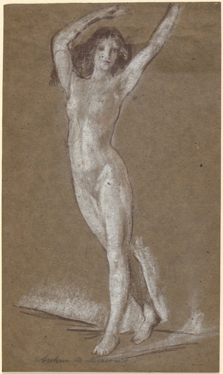 Standing Female Nude by Arthur B. Davies