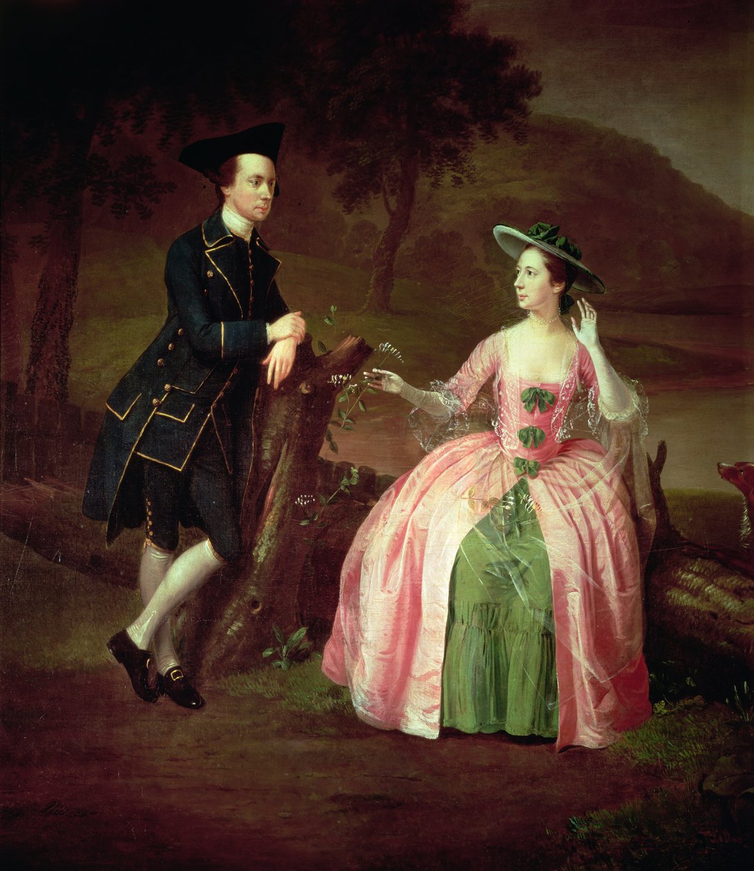 Sir George and Lady Strickland by Arthur Devis