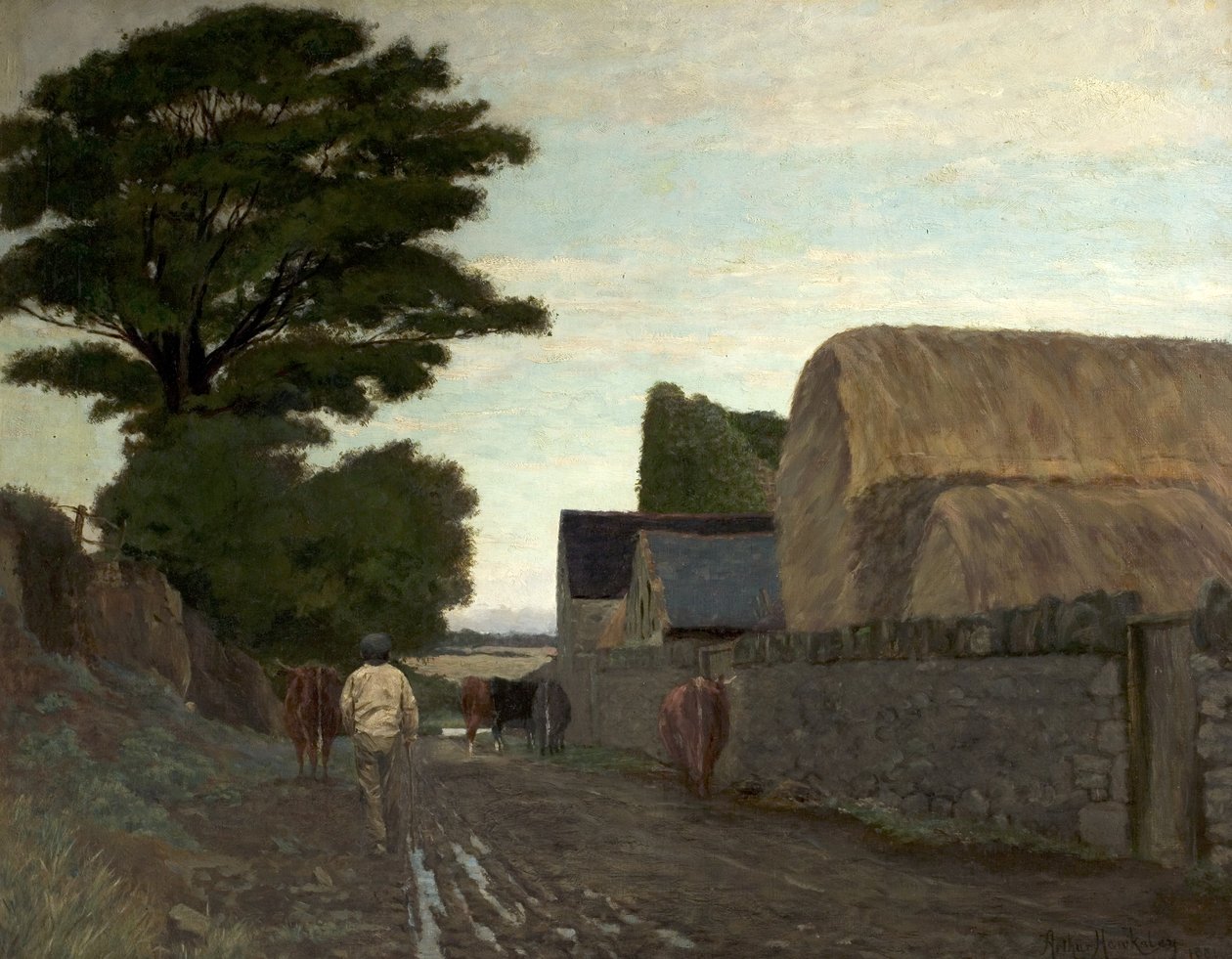 Driving up to Milk by Arthur Hawksley