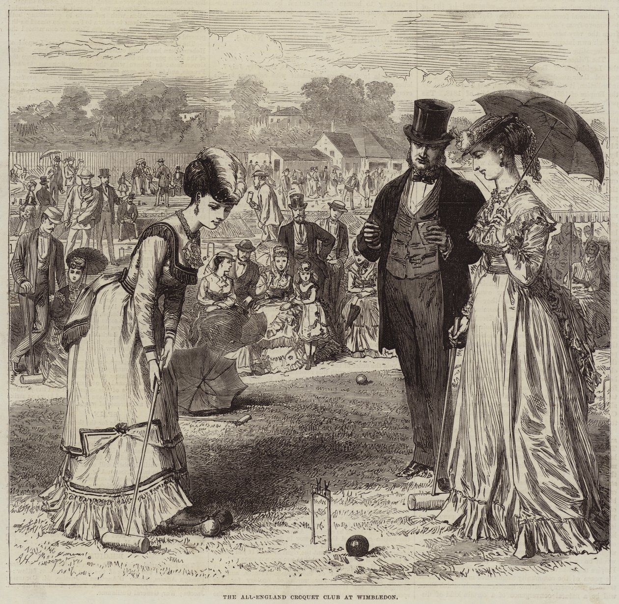 The All-England Croquet Club at Wimbledon by Arthur Hopkins