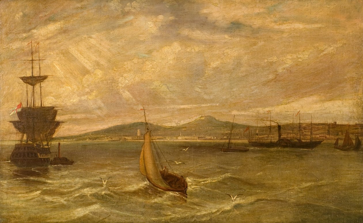 Dundee from the Roadstead by Arthur Lee
