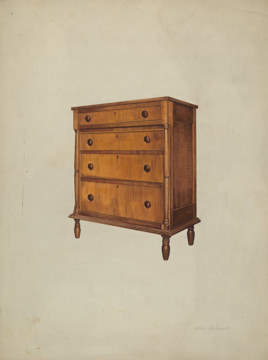 Chest of Drawers by Arthur Mathews