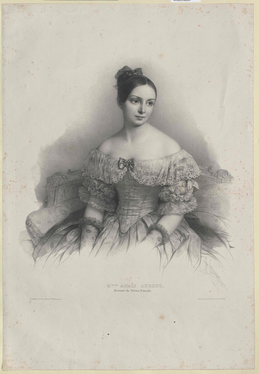 Anais Pauline Natalie Aubert by Artist Unknown