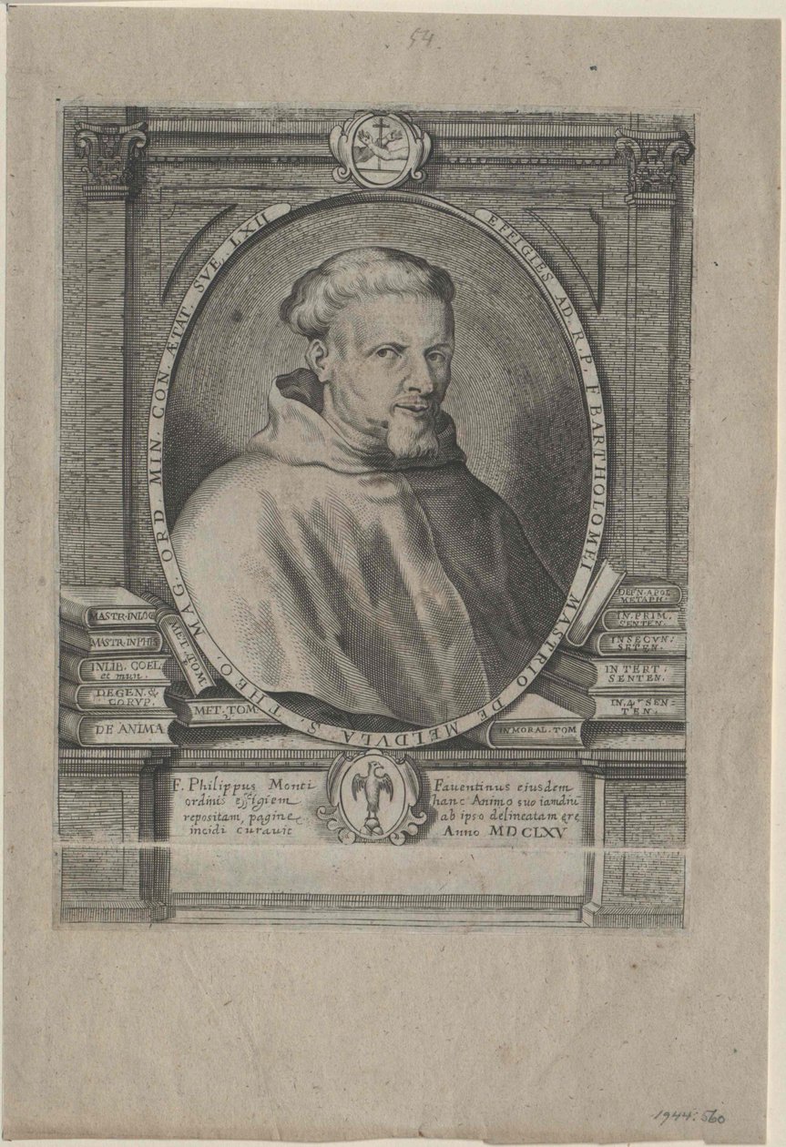 Bartholomew Mastrius de Medula by Artist Unknown