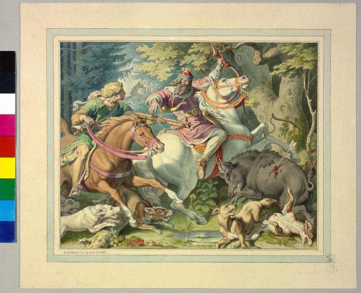 Boar Hunting by Artist Unknown
